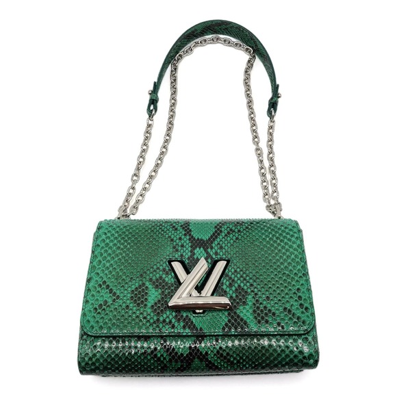Louis Vuitton Twist MM Green Python $8700 - Picture 6 of 12